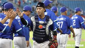 ▲富邦悍將捕手林宥穎。（圖／記者劉彥池攝影）