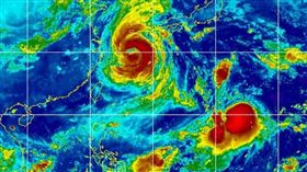 梅莎、海神颱風 圖翻攝自cimss