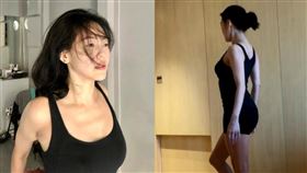 舞步太難，小S氣到作勢要踹舞蹈老師，性敢破功相當搞笑。（圖／翻攝自小S臉書）