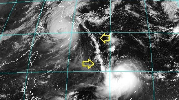 雙颱共舞　鄭明典：梅莎海神手牽手