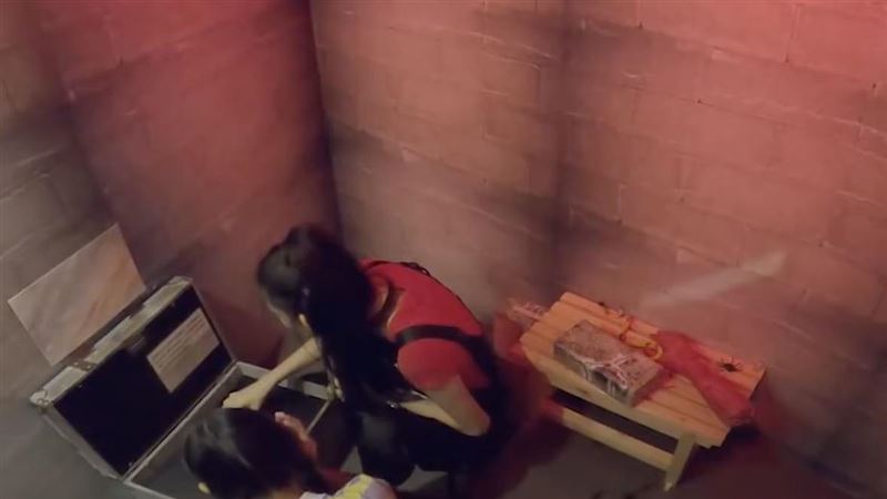 密室逃脫變鬼屋　女星嚇到腿癱狂尖叫