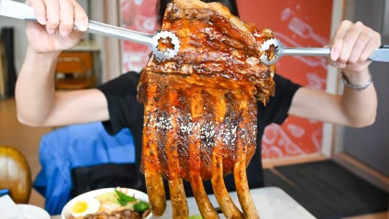 巨無霸肋排、牽絲骰子牛的「新韓食」