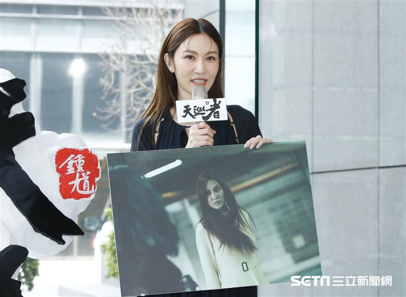 三立新戲《天巡者》曾莞婷帶管麟,王碩瀚,洪言翔亮相。（圖／記者林聖凱攝影）