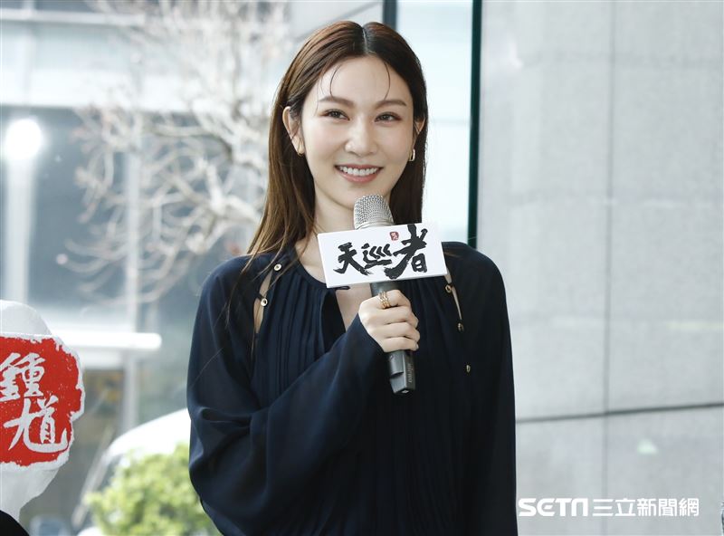 三立新戲《天巡者》曾莞婷帶管麟,王碩瀚,洪言翔亮相。（圖／記者林聖凱攝影）