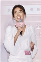 隋棠出席保養品代言活動，日前去恆春曬得一身黝黑肌膚。（圖／記者林聖凱攝影）