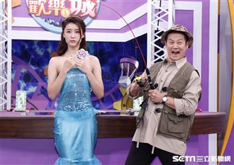 徐乃麟與林真亦出席《星光歡樂城》第三季首錄記者會。（圖／記者林聖凱攝影）