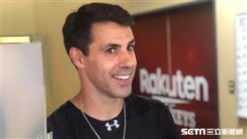 ▲樂天桃猿外籍投手曼恩（Brandon Mann）。（圖／記者黃泓哲攝影）