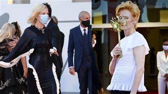 威尼斯影展開幕　時尚防疫成紅毯重點