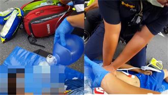 少年倒地變命危？警消合力10分搶命