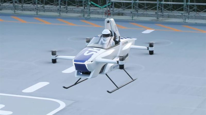 空中飛車！日載人飛行車時速50公里