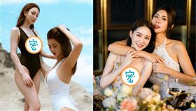  Jessie潔西與Clairlilhan韓韓兩網美聯手推出「逆天比基尼」。（圖／翻攝自Jessie潔西IG）