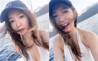 邪惡側乳險走光 郭書瑤爆腳踏兩條船