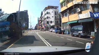 砂石車飛過來畫面曝！老婆1句話笑噴