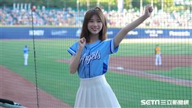 ▲Fubon Angels橘子。（圖／記者劉彥池攝影）。