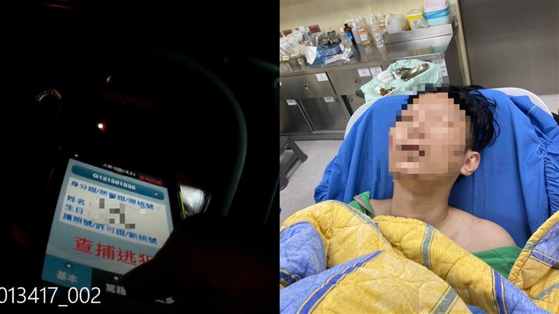 宜蘭男驅車撞砂石車　警：你被通緝？