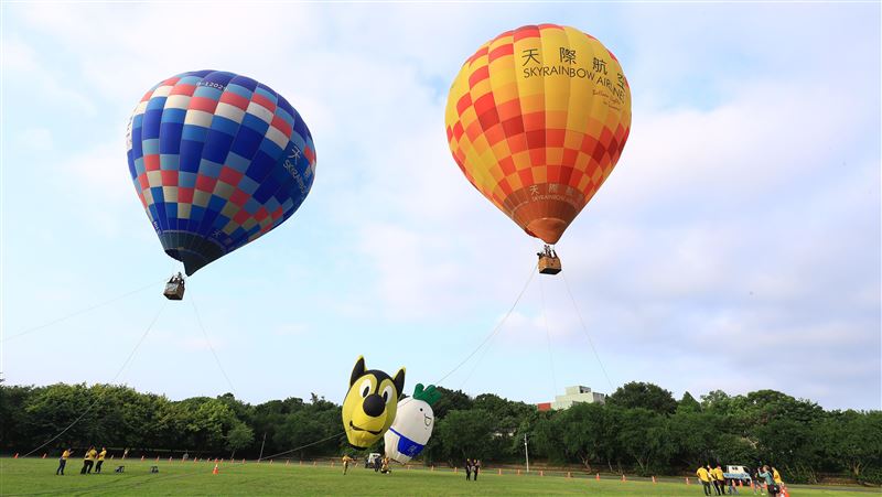 熱氣球在台中升空　絕美山城照曝光