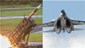 傳台灣擊落一架中共SU-35飛機？空軍：鄭重駁斥假訊息（組合圖／國防部提供、翻攝維基百科）