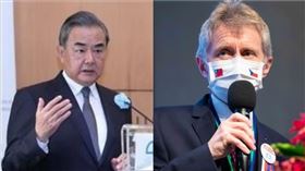 王毅、韋德齊（組合圖／翻攝自中國外交部、經濟部提供）