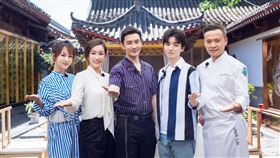 中餐廳3,黃曉明,秦海璐,楊紫,王俊凱。圖／中天提供