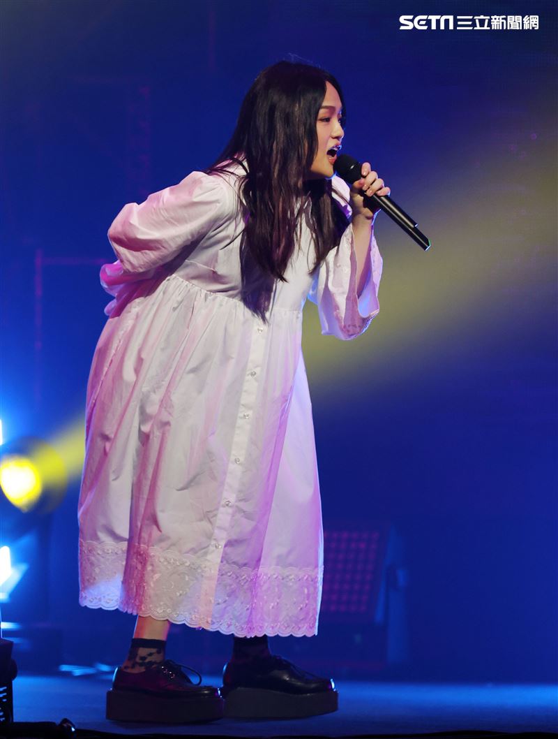 徐佳瑩臺北流行音樂中心「嗨！北流」開幕演唱會。（記者邱榮吉/攝影）