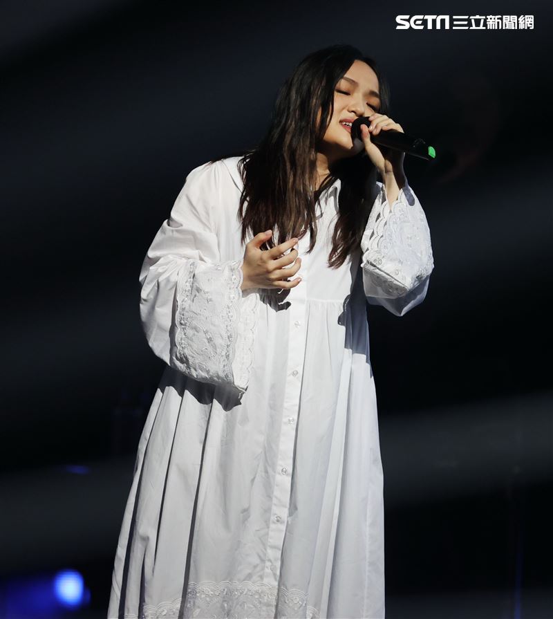 徐佳瑩臺北流行音樂中心「嗨！北流」開幕演唱會。（記者邱榮吉/攝影）