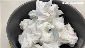 碗,衛生紙 示意圖