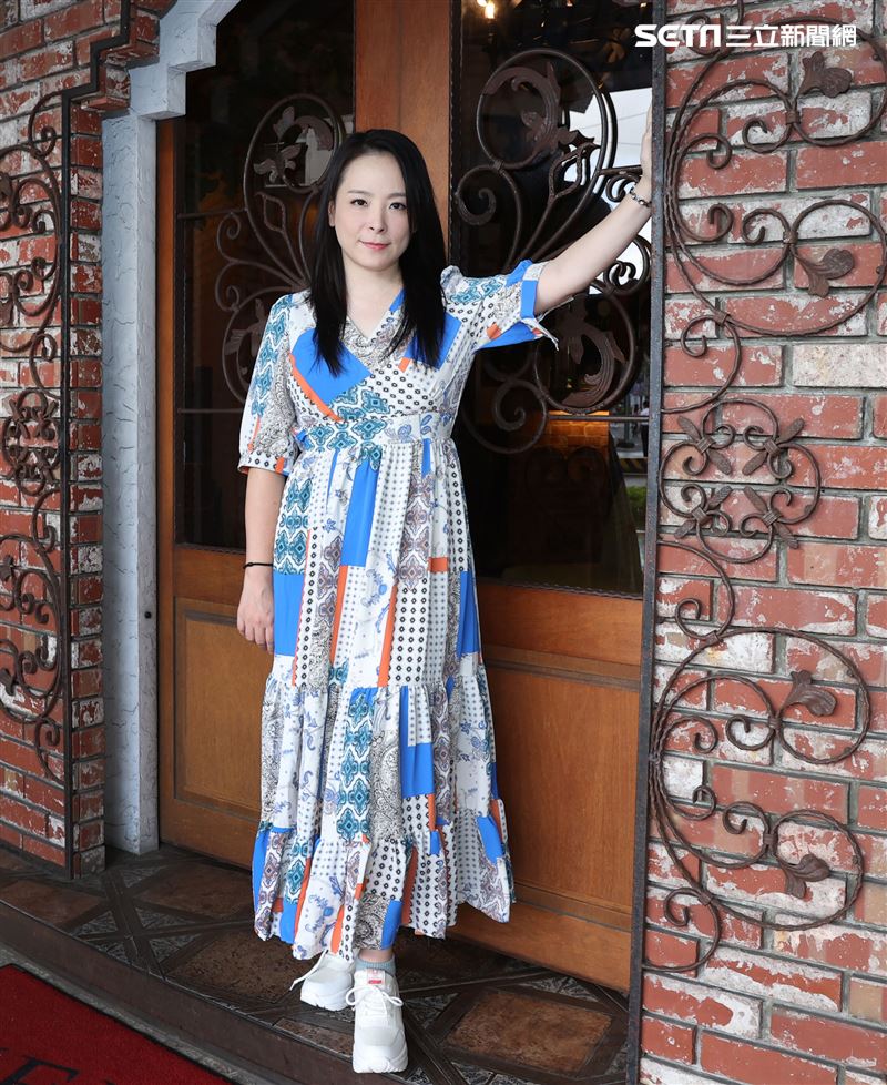 鬼后周姿君三立新聞網專訪。 (記者邱榮吉/攝影)