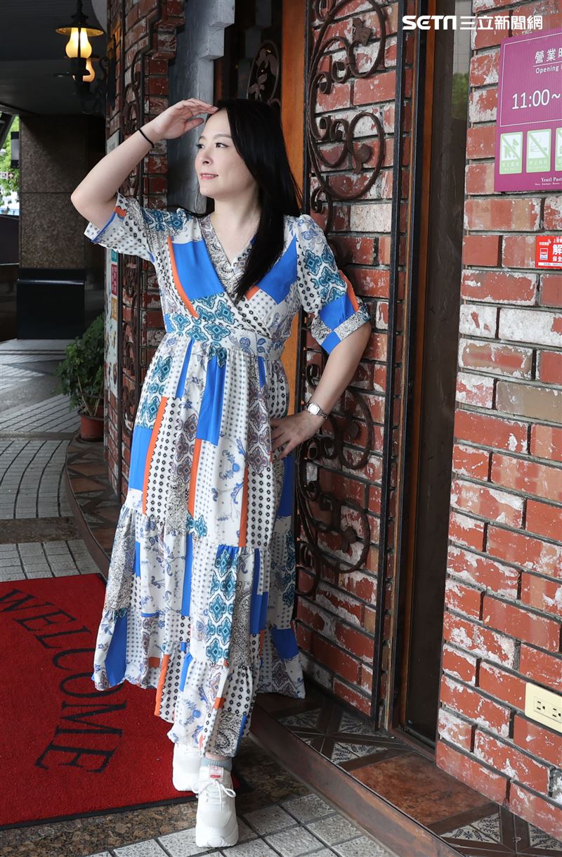 鬼后周姿君三立新聞網專訪。 (記者邱榮吉/攝影)