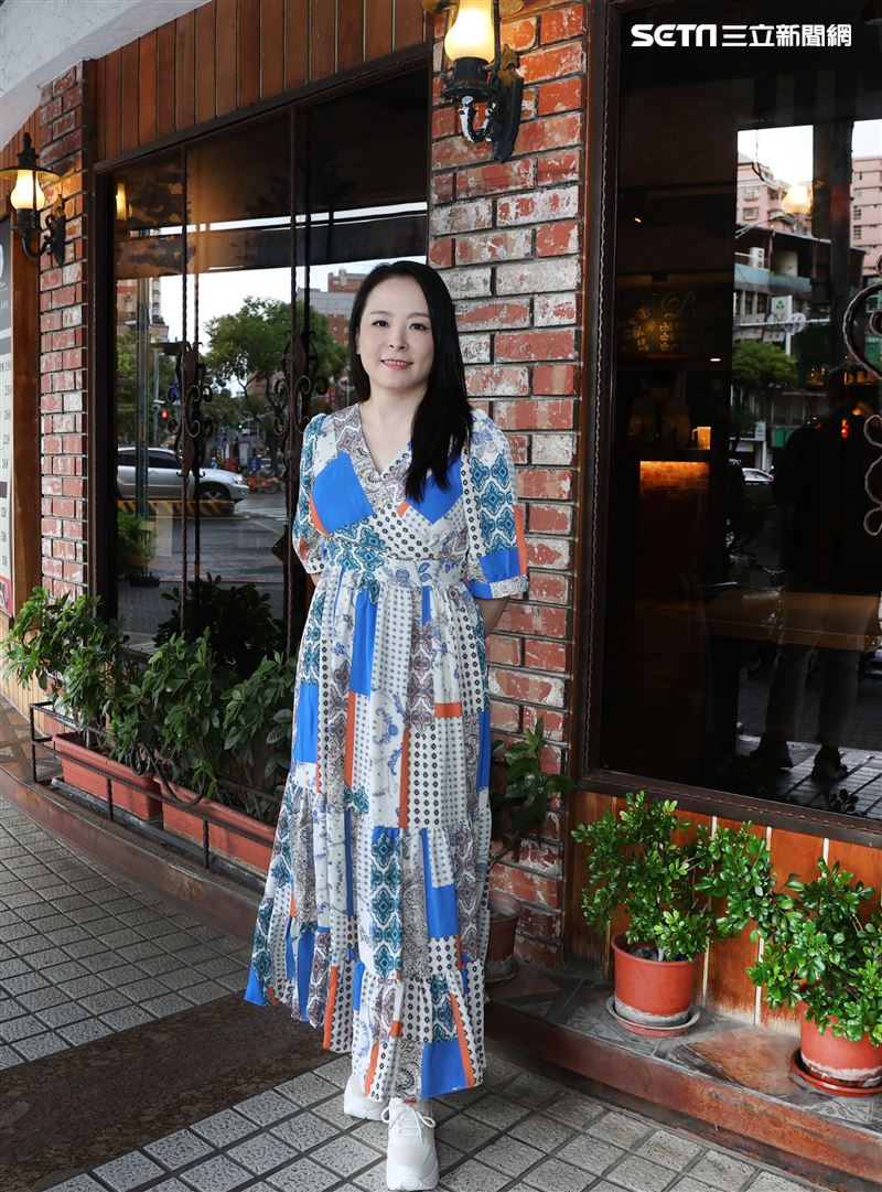 鬼后周姿君三立新聞網專訪。 (記者邱榮吉/攝影)