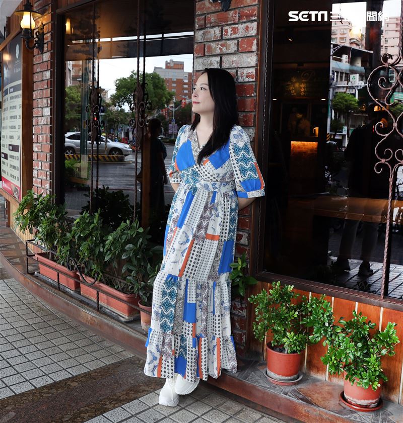 鬼后周姿君三立新聞網專訪。 (記者邱榮吉/攝影)