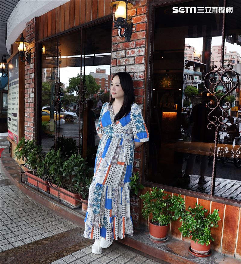 鬼后周姿君三立新聞網專訪。 (記者邱榮吉/攝影)