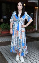 鬼后周姿君三立新聞網專訪。 (記者邱榮吉/攝影)