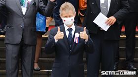 捷克議長韋德齊於立法院發表演說。（圖／記者林聖凱攝影）