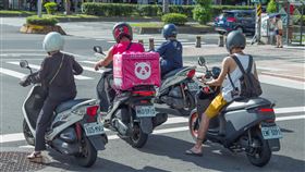 外送員／foodpanda（記者陳弋攝影）