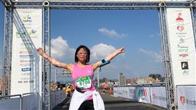 2020臉部平權運動臺北國道馬拉松(陽光基金會提供)