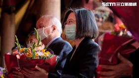 蔡英文出席「109年度義民節慶祝大典」。（圖／總統府提供）