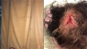 台中,大里,阿嬤,爆頭,帆布（圖／）