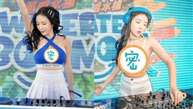 藍星蕾跳上主舞台時一襲中空爆乳比基尼。（圖／尖端出版提供）