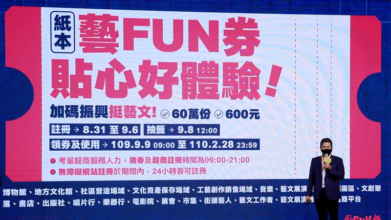 紙本藝FUN券開抽！2直播平台看這