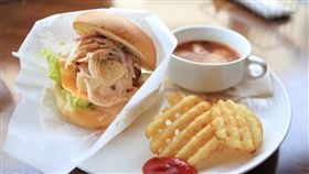 漢堡,早餐,早午餐。（示意圖／pixabay)