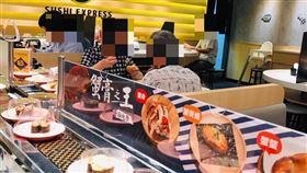 迴轉壽司吃一口放回去　她理由網吐了（圖／翻攝自爆廢公社臉書）