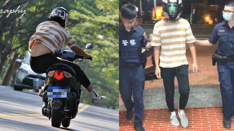 側站機車壓139線　炫技男下場栽了
