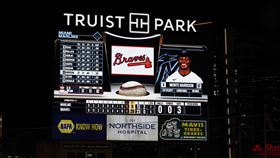 馬林魚慘遭勇士爆打29分。（圖／美聯社／達志影像）