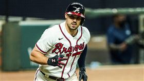 ▲勇士外野手杜瓦（Adam Duvall）成為大聯盟史上首位2次擊出3響砲的球員。（圖／翻攝自勇士推特）