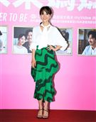 華劇「未來媽媽」女主角張寗。（記者邱榮吉/攝影）