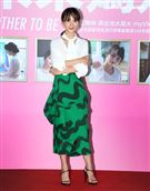 華劇「未來媽媽」女主角張寗。（記者邱榮吉/攝影）