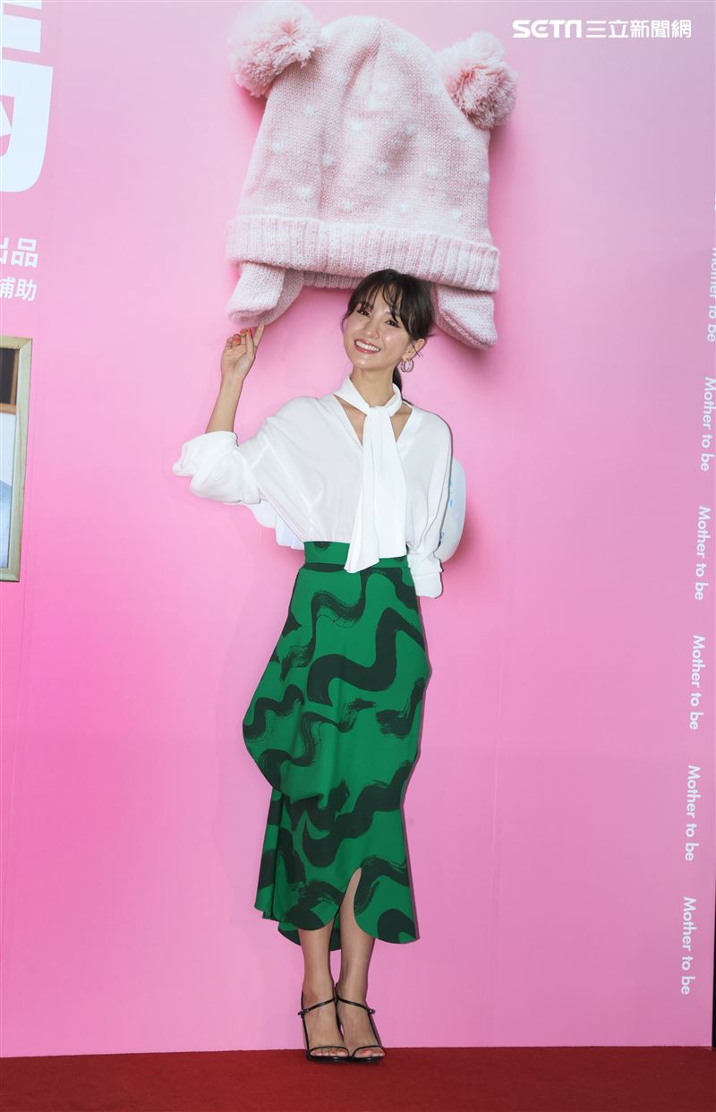 華劇「未來媽媽」女主角張寗。（記者邱榮吉/攝影）