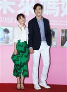 李至正、張寗出席三立週五華劇「未來媽媽」記者會。（記者邱榮吉/攝影）