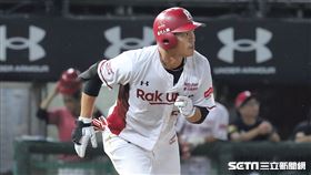 ▲樂天桃猿外野手朱育賢。（圖／記者劉彥池攝影）