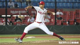 ▲樂天桃猿先發投手曼恩。（圖／記者劉彥池攝影）